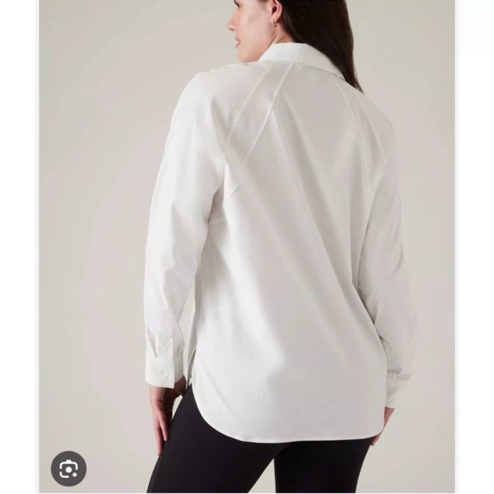 Athleta Poplin Blouse - Picture 2 of 8